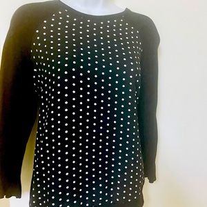 Polka Dot Sweater from The Limited